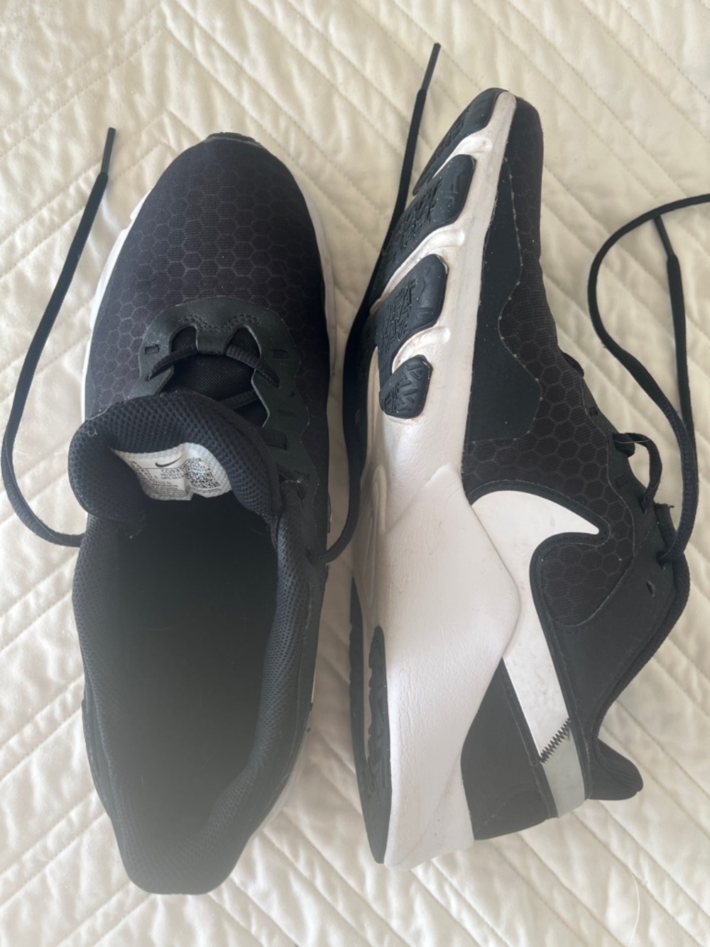 Nike Legend Essential 2, Black/White/Pure Platinum colorway